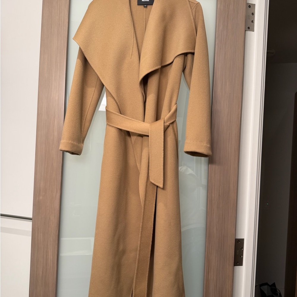 Mackage Mai Trench Coat in Light Camel - Picture 2 of 9
